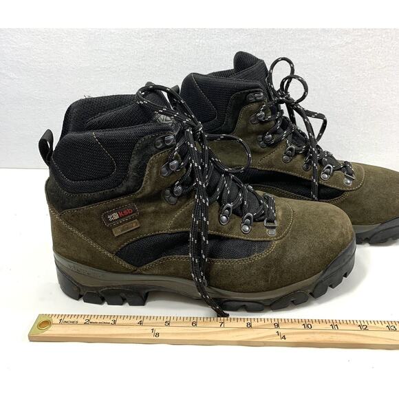 Karrimor KSB Hiking Boots Mens Size 13 Gore Tex Walking Green Black Vibram Shoe - Picture 9 of 10